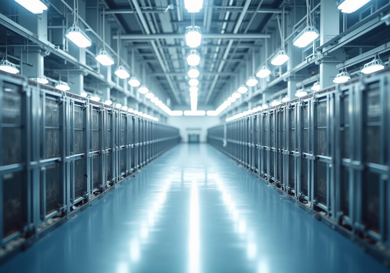 Sistema di alimentazione automatizzato per conigli in una stalla moderna